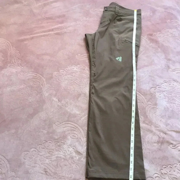 Eddie Bauer First ascent Cargo Hiking Lightweight Outdoor Pants Dark tan SZ P 6 - Picture 9 of 12